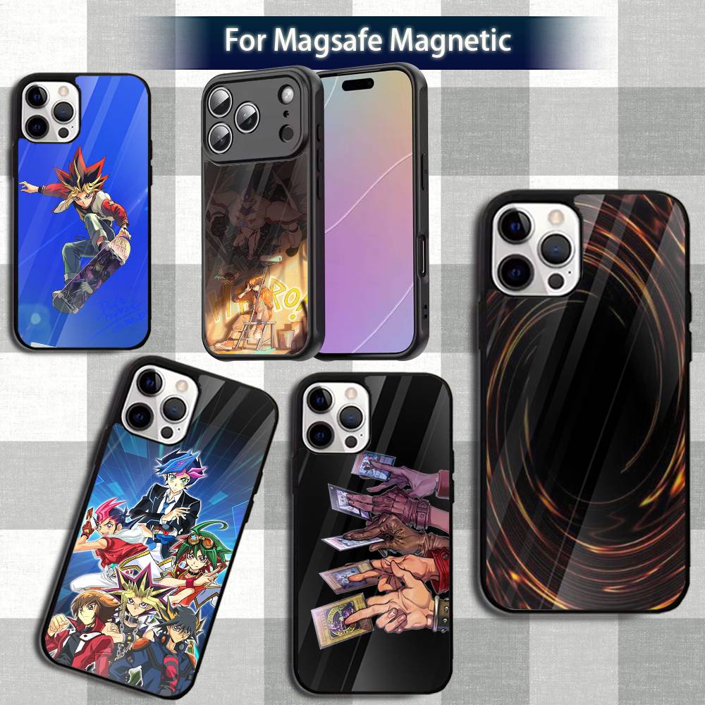 C-Card Y-Yu-Gi-Oh GX-es Phone Case For iPhone 13,12,15,17,11,16,14,Pro,Max,Plus,Mini,Magsafe,Magnetic Wireless Charging Case