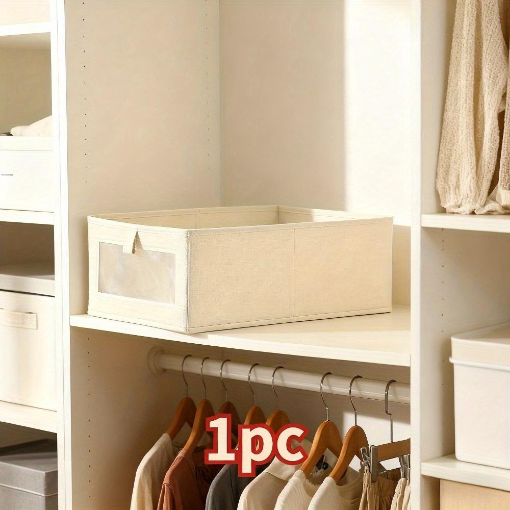 

1/2PCS Foldable Multi-Functional Storage Box, Space Saving Wardrobe Organizer for Pants Jeans Socks, Collapsible Garment Bag