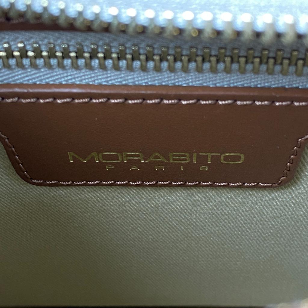 Used MORABITOShoulder Bag Brown/Ivory System Canvas/leather Women