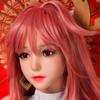 100% Silicone Head Standard Wig Suitable for 130-180CM Sex Doll Body 2 Connection Methods Sex Toys Mannequins Silicone Heads GJ021