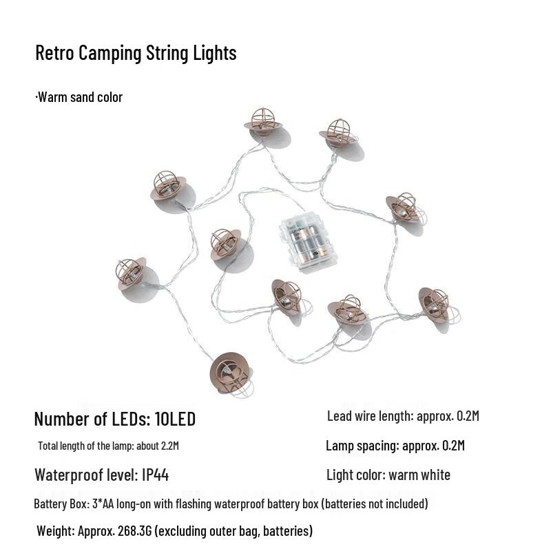 

Mobi Garden Star Wish Iron Art LED String Lights