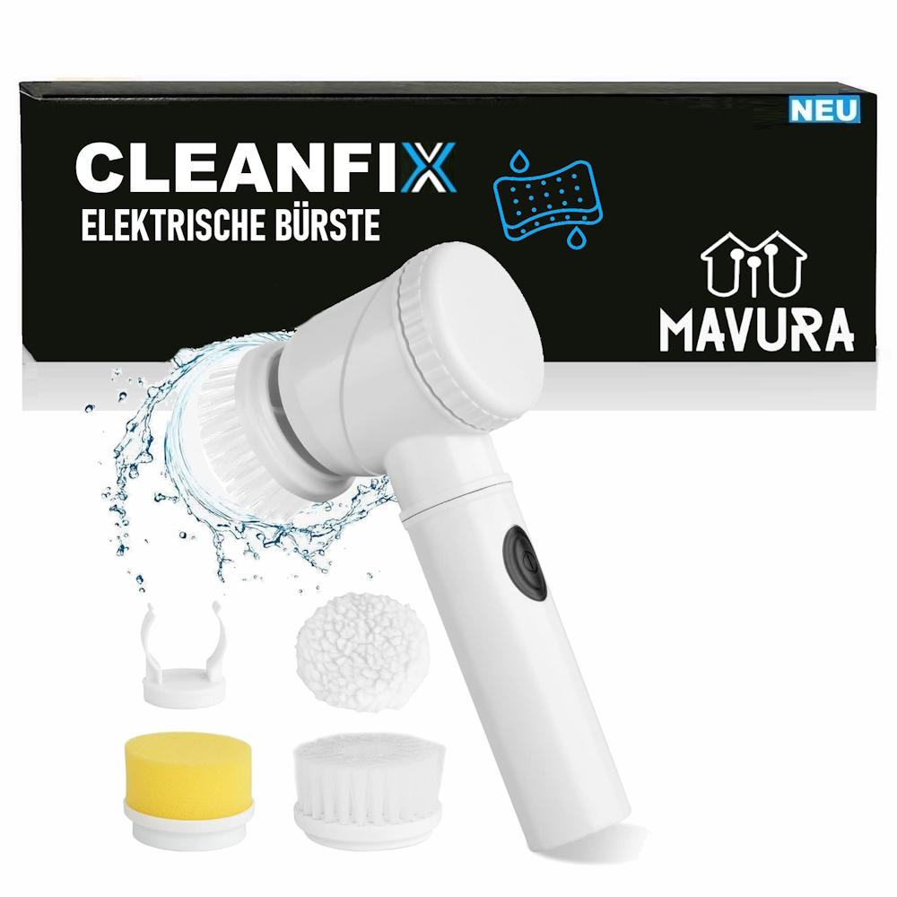 

CLEANFIX Електрична щітка для чищення Акумуляторний Power Spin Scrubber Набір для чищення