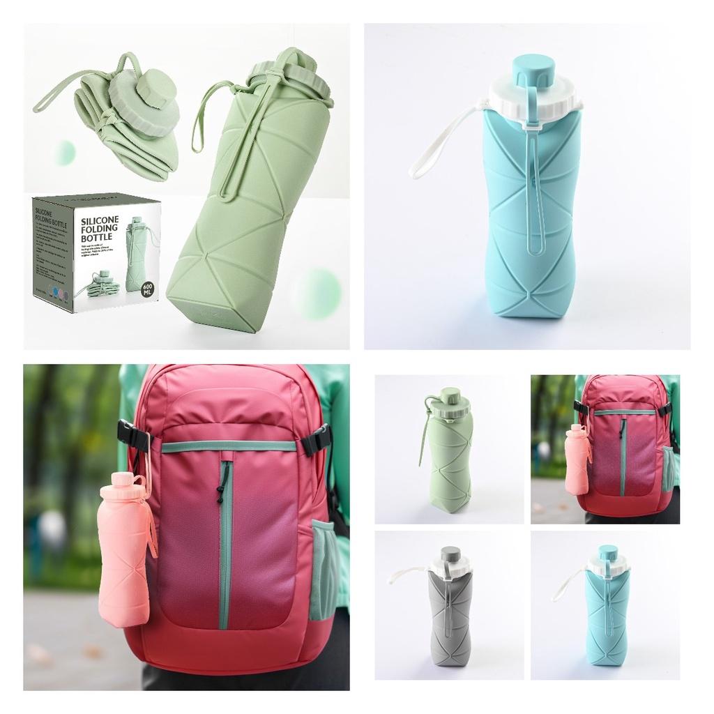 Copo Dobrável Telescópico Portátil Para Viagens ao Ar Livre, Esportes, Material de Silicone Resistente ao Calor