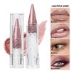 1 ST Metallic Lippenstift Langhoudend Glitter Lipgloss Waterdicht Hydraterend Rood Lichtgevend Liptint Shimmer Glanzende Lipgloss Make-up