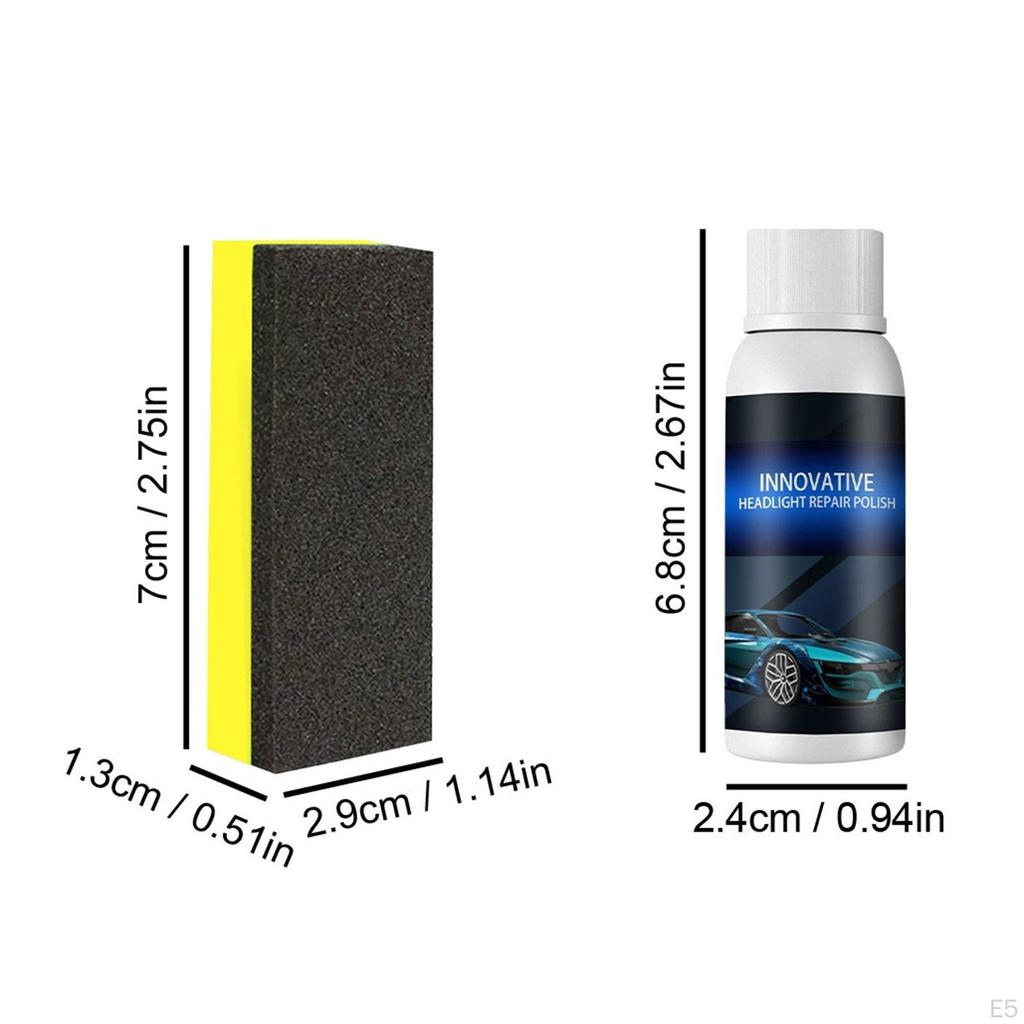50ml Headlight Polisher Liquid, Restorer, Car Accessories Auto Restoration