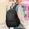Simple Solid Color Casual Backpack, Lightweight Versatile High School Student School Backpack, Versatile Solid Color Daypacks