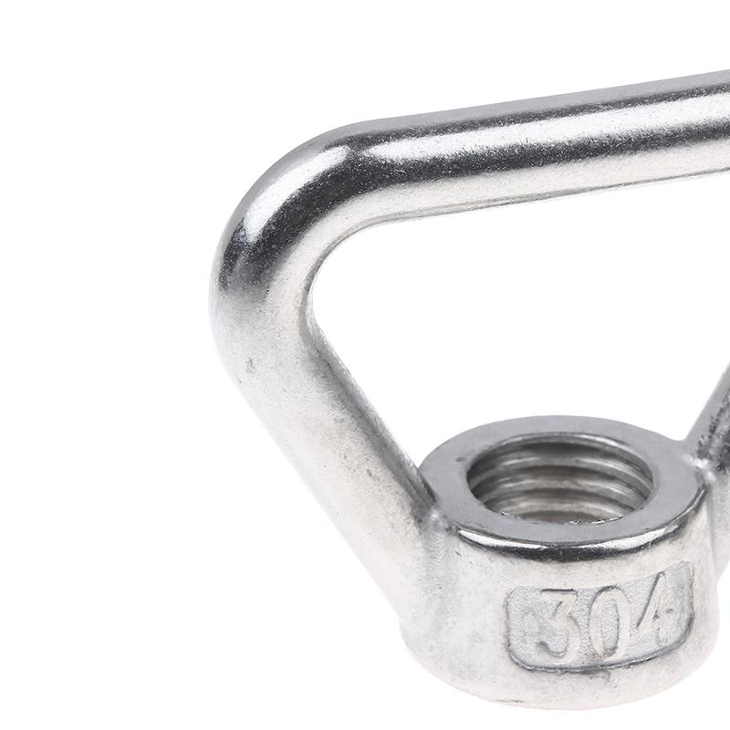 M8 M10 M12 M14 M16 M20 M24 304 Stainless Steel Triangle Lifting Eye Nut Trapezoid Thread Rings Fit For Handle Bolts