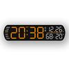 Modern Minimalist Digital Alarm Clock With Led Display For Home Office Decor