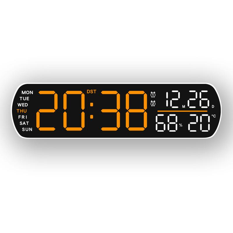Modern Minimalist Digital Alarm Clock With Led Display For Home Office Decor