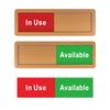 Acrylic Sliding Occupied/Vacant Toilet Door Sign with Magnetic Adhesive