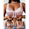 Large Front Breasted Smooth Vest Style Bra for Women, Sports Bra with Gathered and Gathered Accessory Breasts To Prevent Sagging and Wrap Around