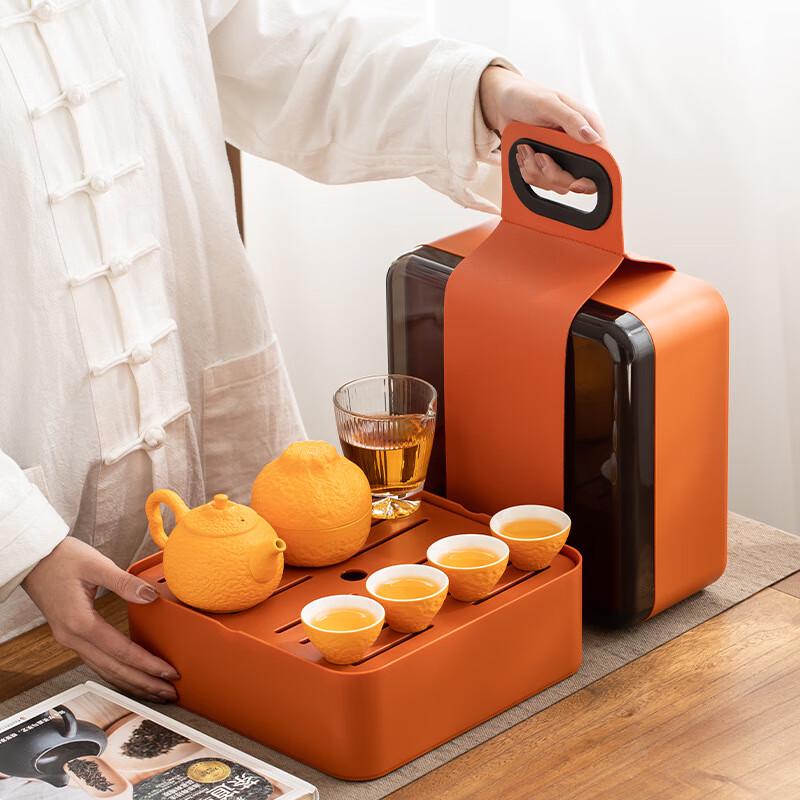 Portable Chinese Ceramic Travel Tea Set