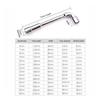 Chrome-vanadium Steel L-shaped Socket Wrench 6-19mm Hex Adapter Spanner Practical Hand Tool