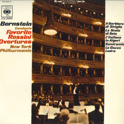 Disque LP LEONARD BERNSTEIN, PHILHARMONIQUE DE NEW YORK - Bernstein: Rossini Ouvertures OS336C CBS SONY 1964 Japon Classique Occasion