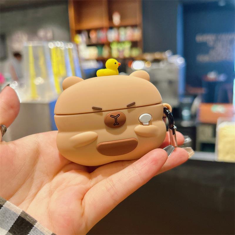 Capibara Capybara AirPods 3 Generation Earphone Cover Pro Is Suitable for Apple 1/2 Bluetooth Earphone Cover Soft Case