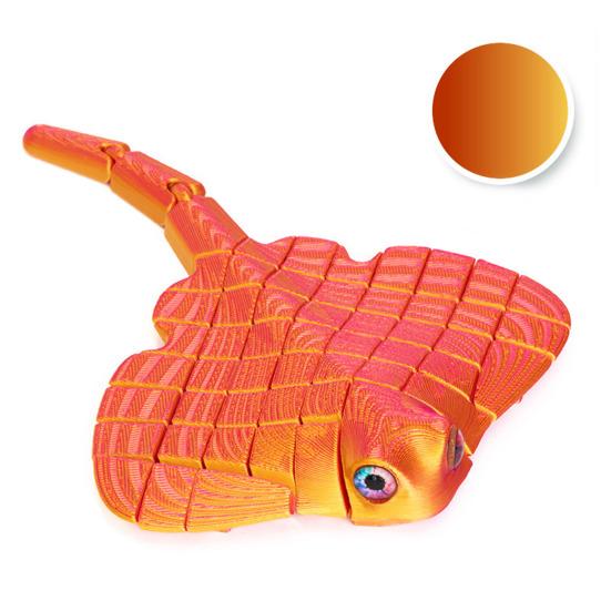 Figurinha de Peixe-Morcego Impressa em 3D Modelo de Animal Marinho Colecionável para Crianças Adultos Decoração de Mesa Executiva para Casa/Escritório