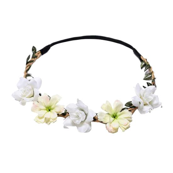 Fashion Artificial Flower Headband Garland Wreath Wedding Party Bridal Headpiece