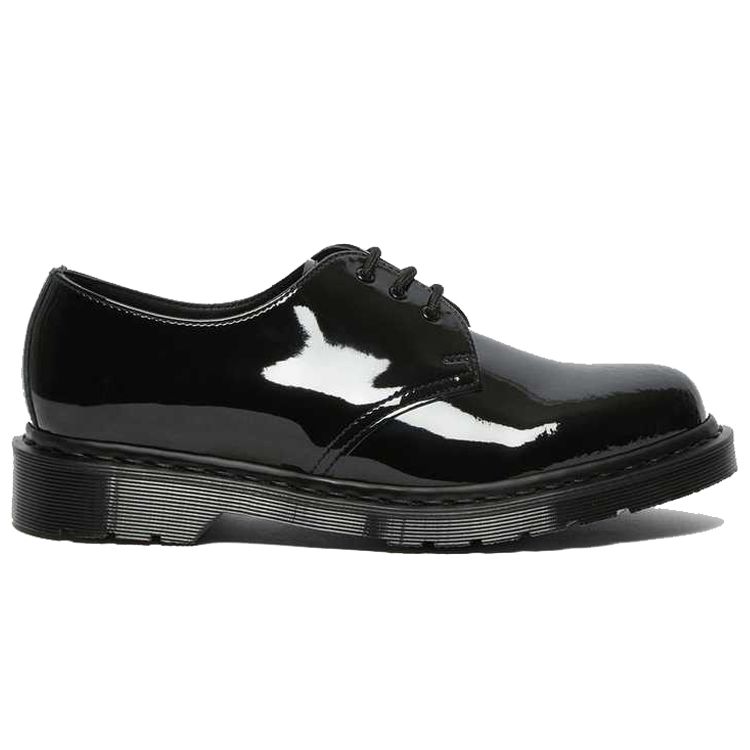 Dr. Martens 1461 Mono Leather Round Toe Lace-Up Low-Top Casual Shoes Unisex Casual Shoes Black 27137001