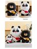 Panda Bamboo Plush Toy: Cute Backpack, Bear Pillow, Claw Machine Doll Gift