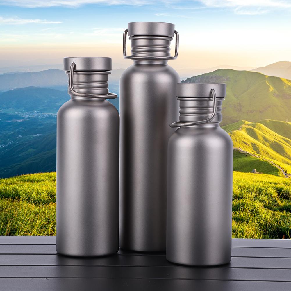 500/600/750ml Sportwasserflasche mit Deckel Leichte Trinkflasche Auslaufsicher Wiederverwendbare Sportflasche Outdoor Camping Zubehör