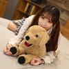 Large Yellow Labrador Puppy Plush Toy - Golden Retriever Doll for Children