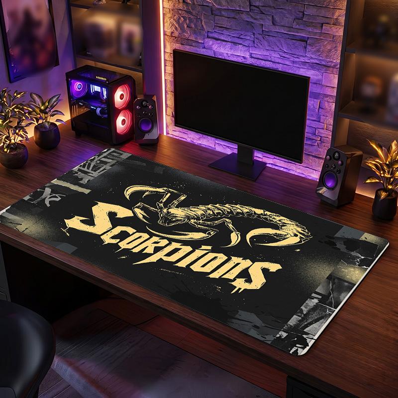 Scorpions Print Large Mouse Pad Smooth Surface Anti?Slip Desk Mat For Gaming Office Laptop Decoration