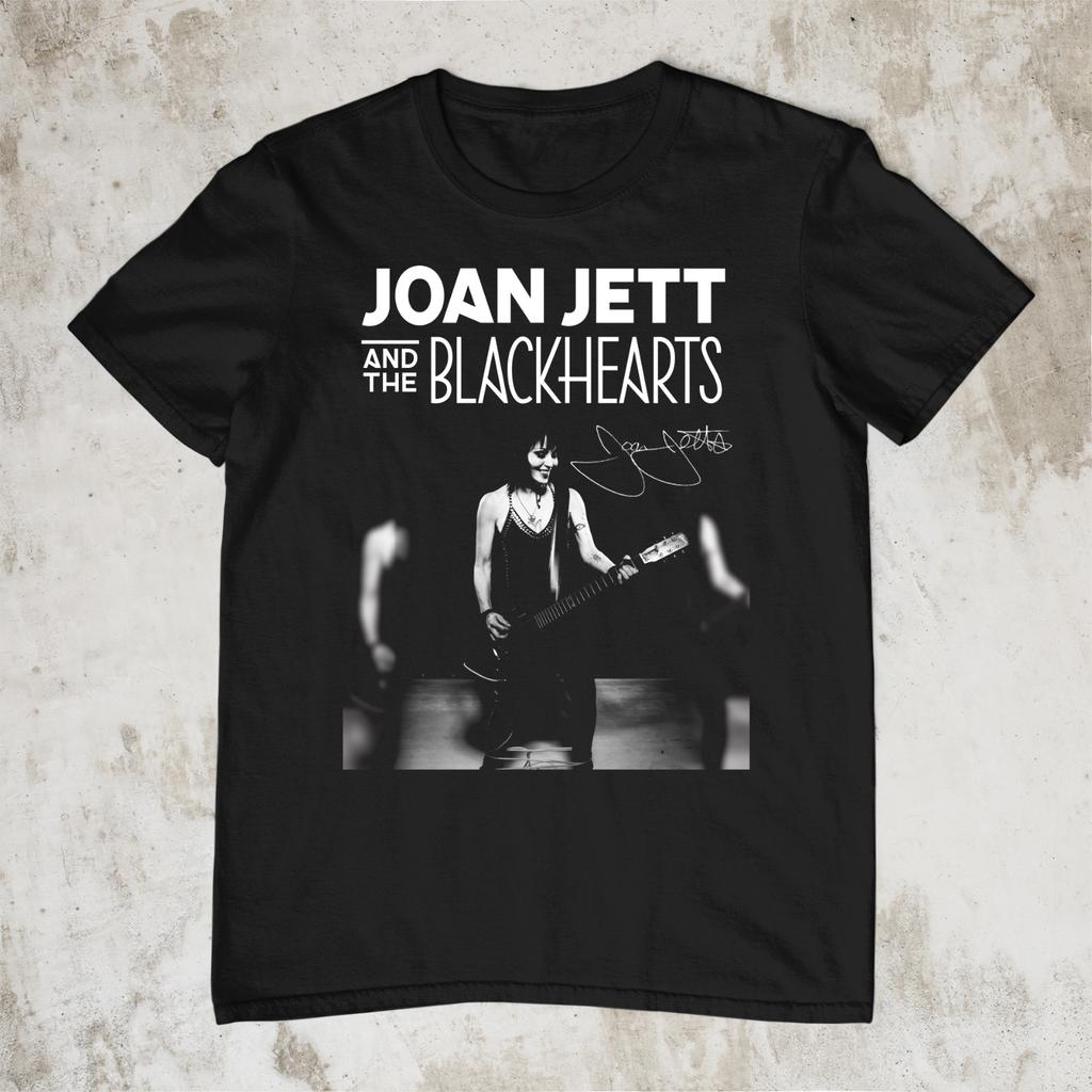 Joan Jett Music Concert Tour Heavy Cotton Black All Size Unisex Shirt SG365