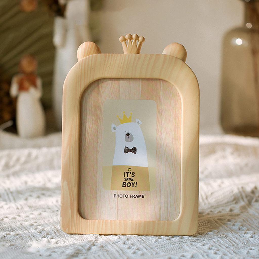 Ins Śliczna Kreskówkowa Kreatywna Ramka na Zdjęcia 7 Calowa Ramka na Zdjęcia Dekoracja Biurka Przedszkole