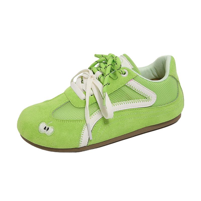 Women Casual Sports Shoes 2026 New Woman Sneakers Lace-up Retro Anti Slip Comfortable Outdoor Casual Shoes Female Flat Shoes