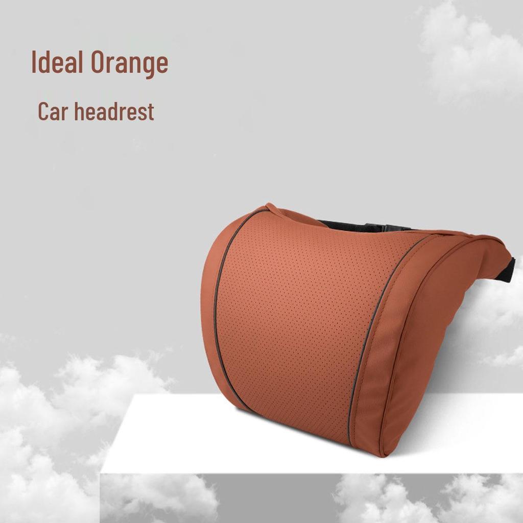 Toyota Car Headrest Neck Pillow & Lumbar Support with Removable Cover & Adjustable Straps