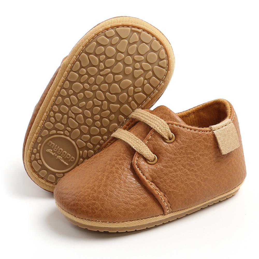 Spring & Autumn Soft Sole Baby Shoes for Boys & Girls - TPR Walker, Little Wave Design, Multiple Colors