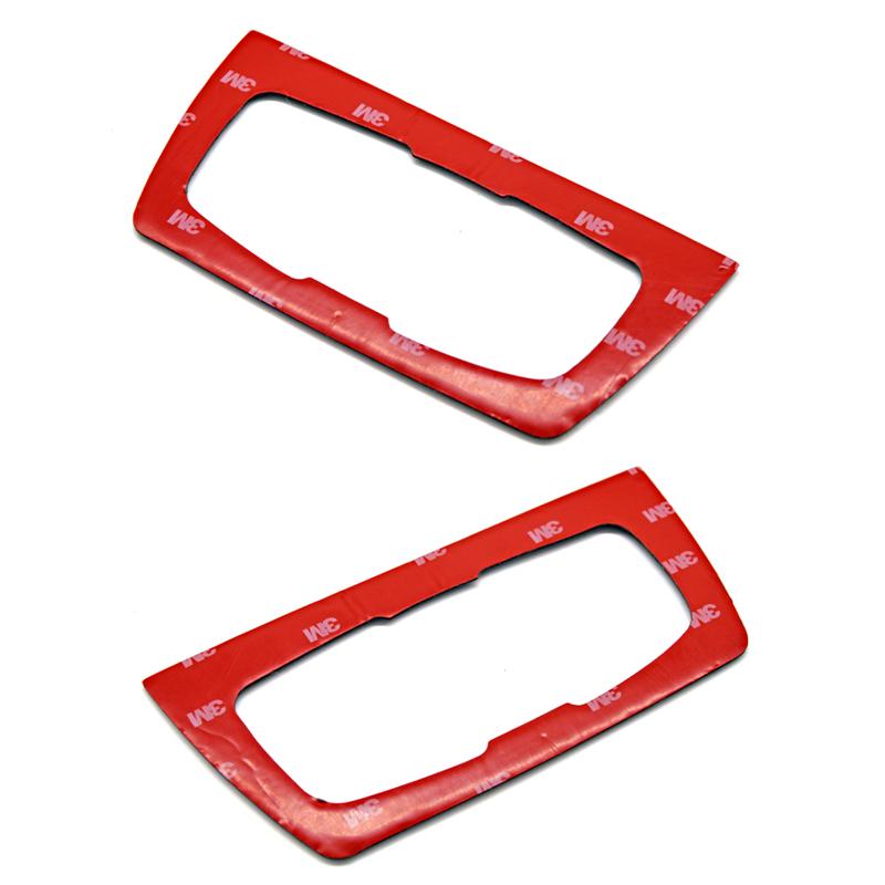 1SET 3D Gloss Carbon Faser Aufkleber Für BMW F30 F35 Zubehör 3Serie GT 320i Auto Styling Carbon Faser scheinwerfer Einstellen