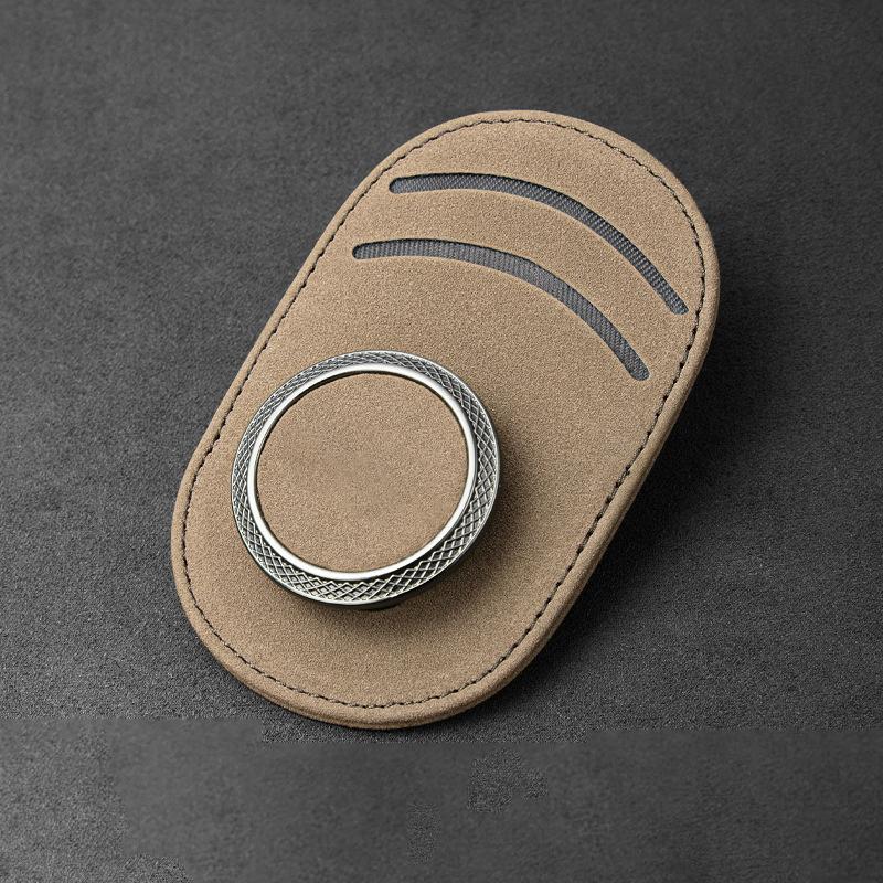 

Universal Car Sun Visor Suede Leather Sunglasses Holder Multi-functional Card Storage Pocket Car Glasses Clip Auto Accessories бежевый