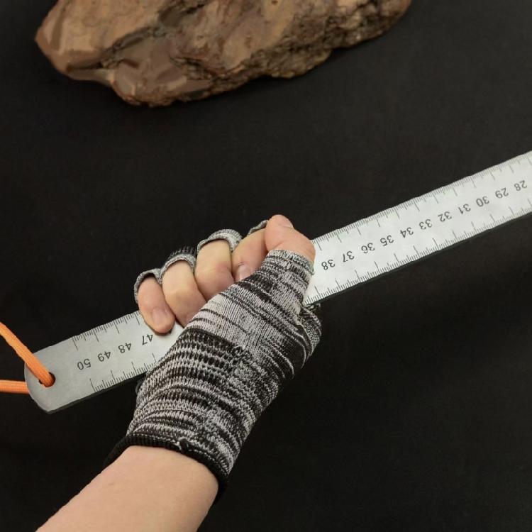 Stainless Steel 50cm Straight Ruler Car Mounted Defense Ruler Measurement Tool Multifunctional Straight Edges Ruler