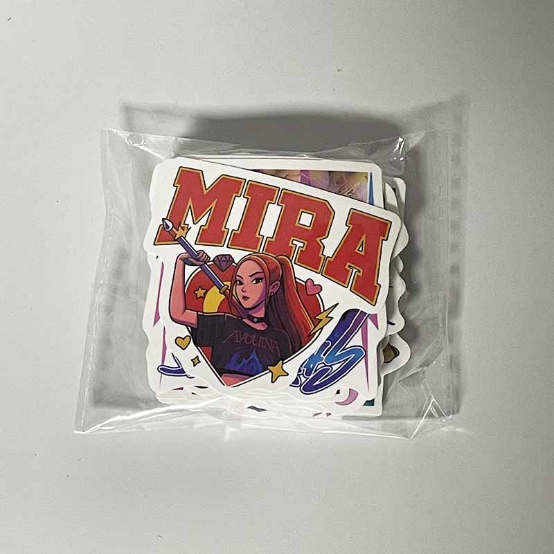 

55/110pcs Kpop Witch Huntress Stickers Cartoon Anime Sticker Rumi tiger Decorative Stickers for Scrapbook Notebook Aesthetic