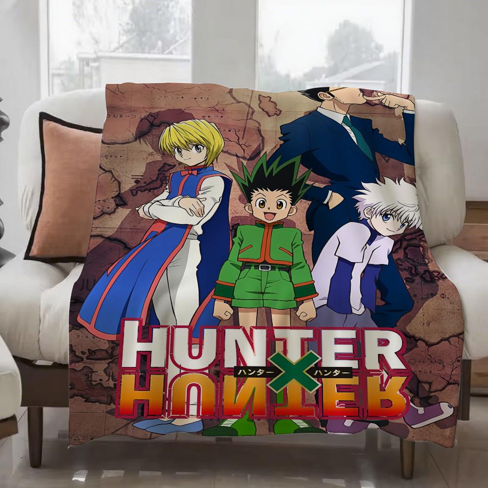 Anime Hunter X Hunter Blanket Design Lightweight  For Dorms, Naps, Living Room, Office,Sofa,All-Season