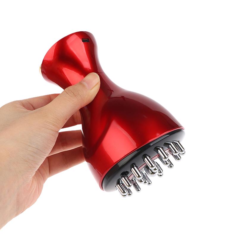 Electric Meridian Brush Anti Cellulite Gua Sha Body Massager Vibrate Microcurrent  Compress Scraping Lymphatic Drainage Care
