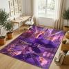 Personalized Crystal Velvet Carpet,Taylor Swift Custom Printed Name, Plush Area Rug For Home Indoor Decor