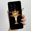 Camon30 Phone Case For Tecno Camon 30 Pro Premier 5G Casing Crown Letters Liquid Silicone Protection Back Cover Anti Slip Funda