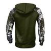 Men  Quater-Zip Pullover Vintage Sweatshirt Casual Long Sleeve Cargo Hoodies With Pocket