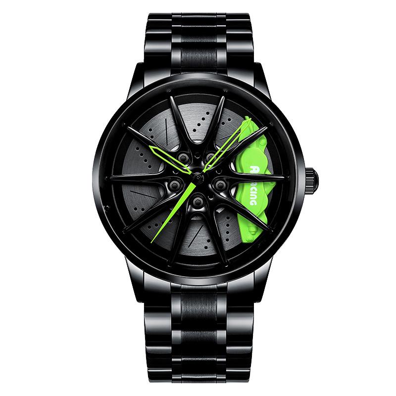 SVJ Watch RAYS-G25: Three-Dimensional Hollow Dial for Car Modification - Cultural Conceptual Mechanical Design