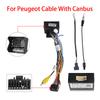 Universal Android Car Radio Wire Harness Power Cord for KIA Nissan Toyota SUZUKI Mitsubishi HONDA Ford Peugeot 2008