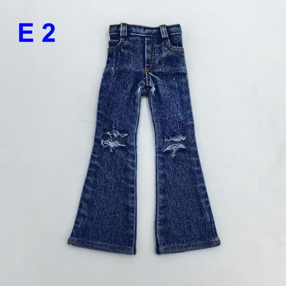 Para Ropa de Muñeca Blythe Pantalones Vaqueros de Campana para Muñecas Ob24 Ob22 Azone Conjunto