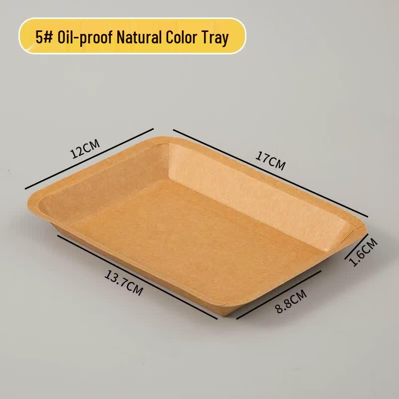 Miao Jiayi Disposable Kraft Paper Serving Trays