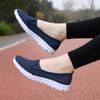 Chaussures de sport décontractées pour femmes Chaussures pour femmes Chaussures pour mères Chaussures de marche pour personnes âgées Chaussures en maille respirante