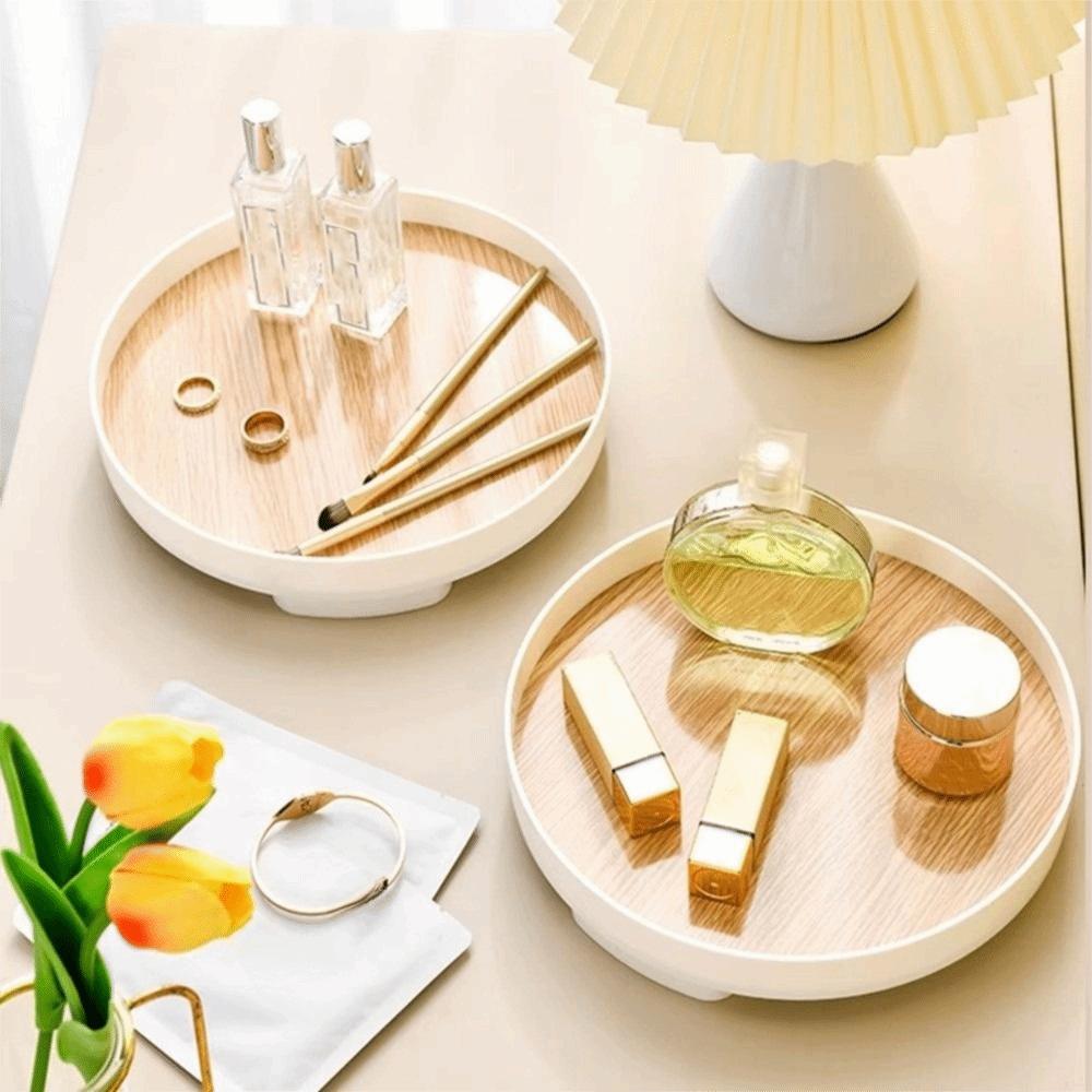 Round Fruit Storage Tray Nordic Style Sundries Organizer Desktop Organizer  Dressing Table