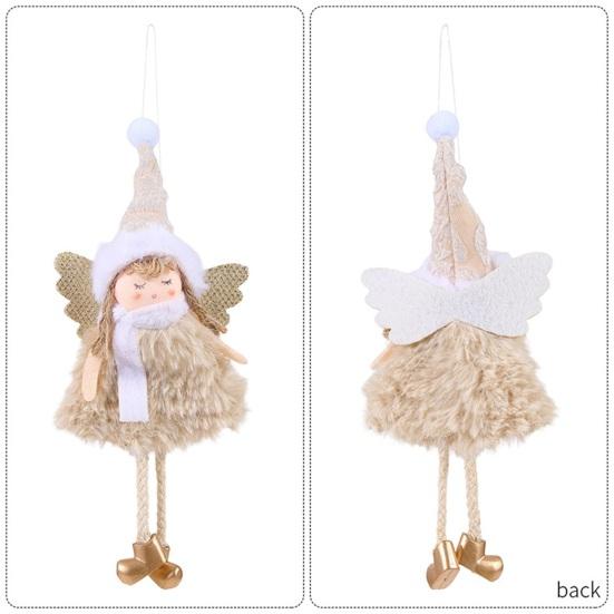 Christmas Angel Doll Decoration Plush Angel Christmas Tree Hanging Ornaments for Christmas Party New Year Wedding Valentine's Day Decoration