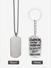 Gift for My Son—Stainless Steel Keyring Necklace