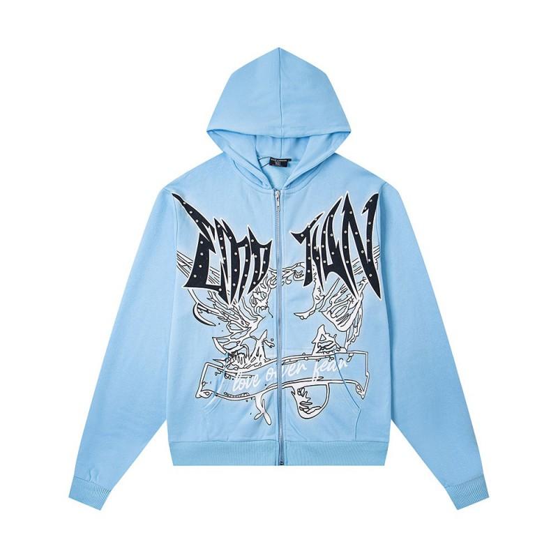 Mens Oversized Cotton Hoodie Streetwear Hip Hop Graphic Print Loose Fit Pullover Sweatshirt Fall