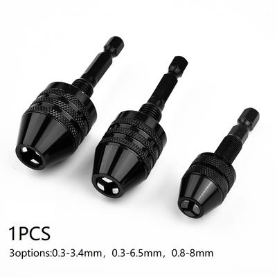 Keyless Drill Chuck Quick-change Hex Shank For Instant Swaps Keyless Chuck Finger Tightens Machinery Accessories